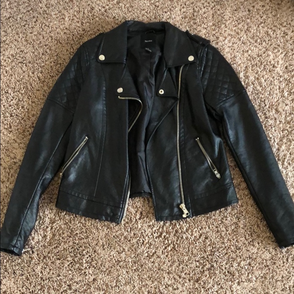 Leather jacket size S